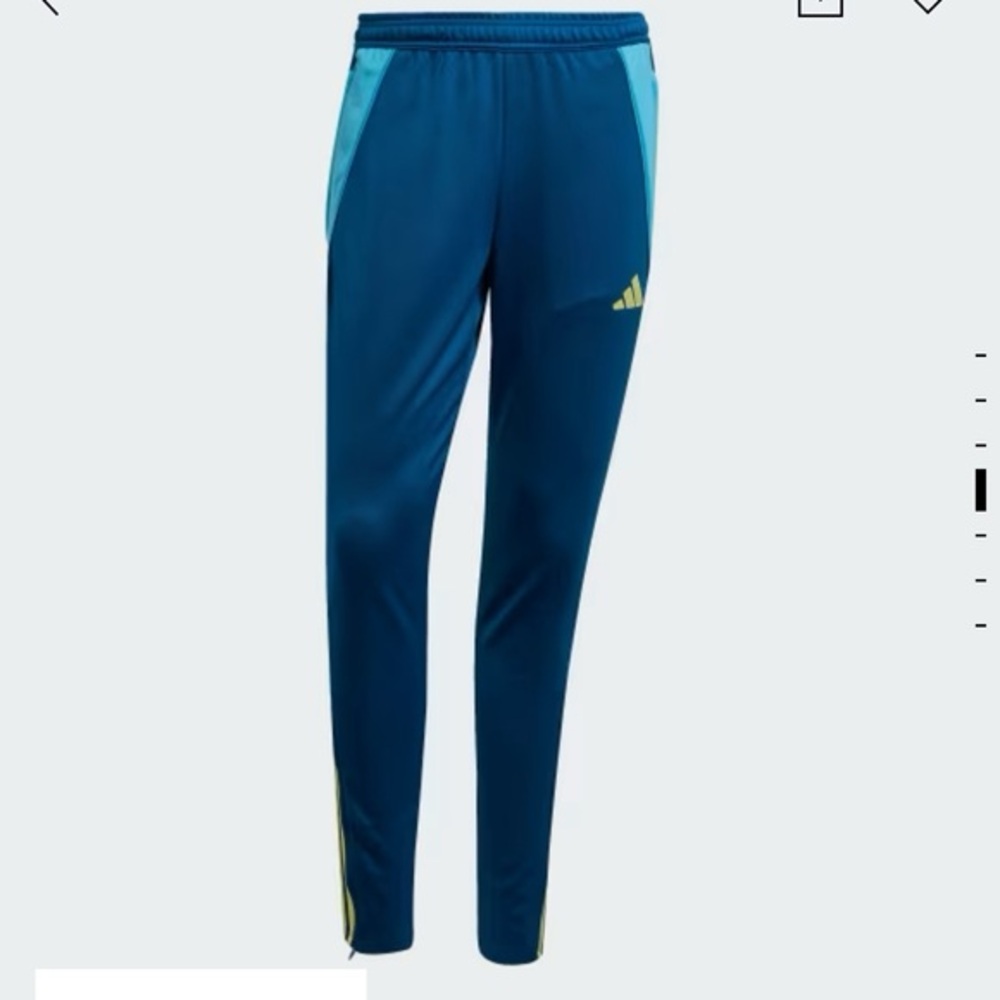 Adidas Tiro 24 pant, small, NWT, legend marine/pearl blue